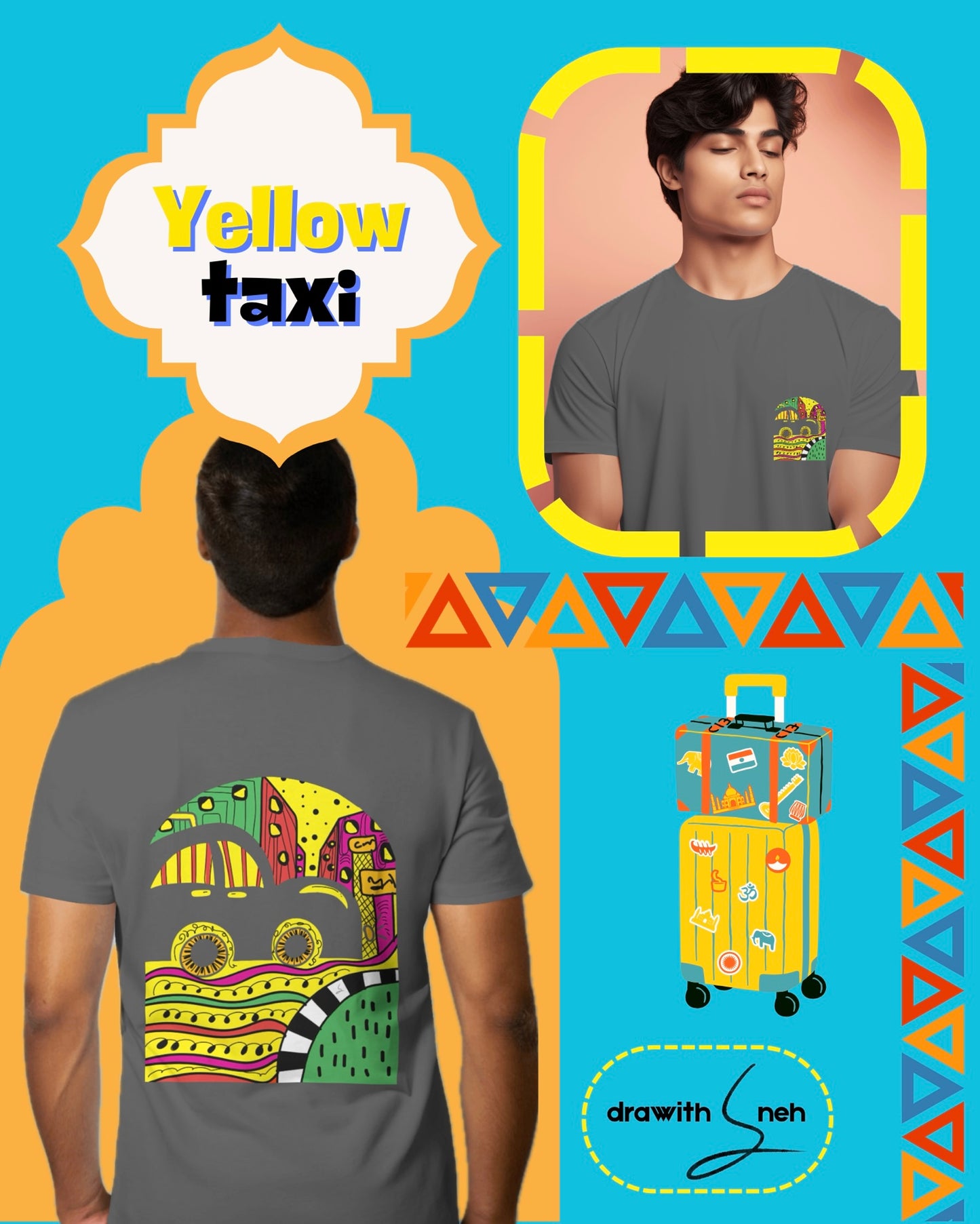 Unisex Yellow Taxi