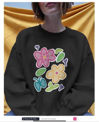 Bloom uno - Unisex Sweatshirt