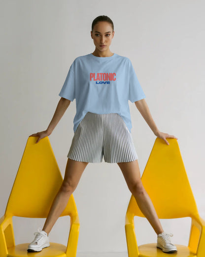 Platonic - Unisex Terry Oversized Tee