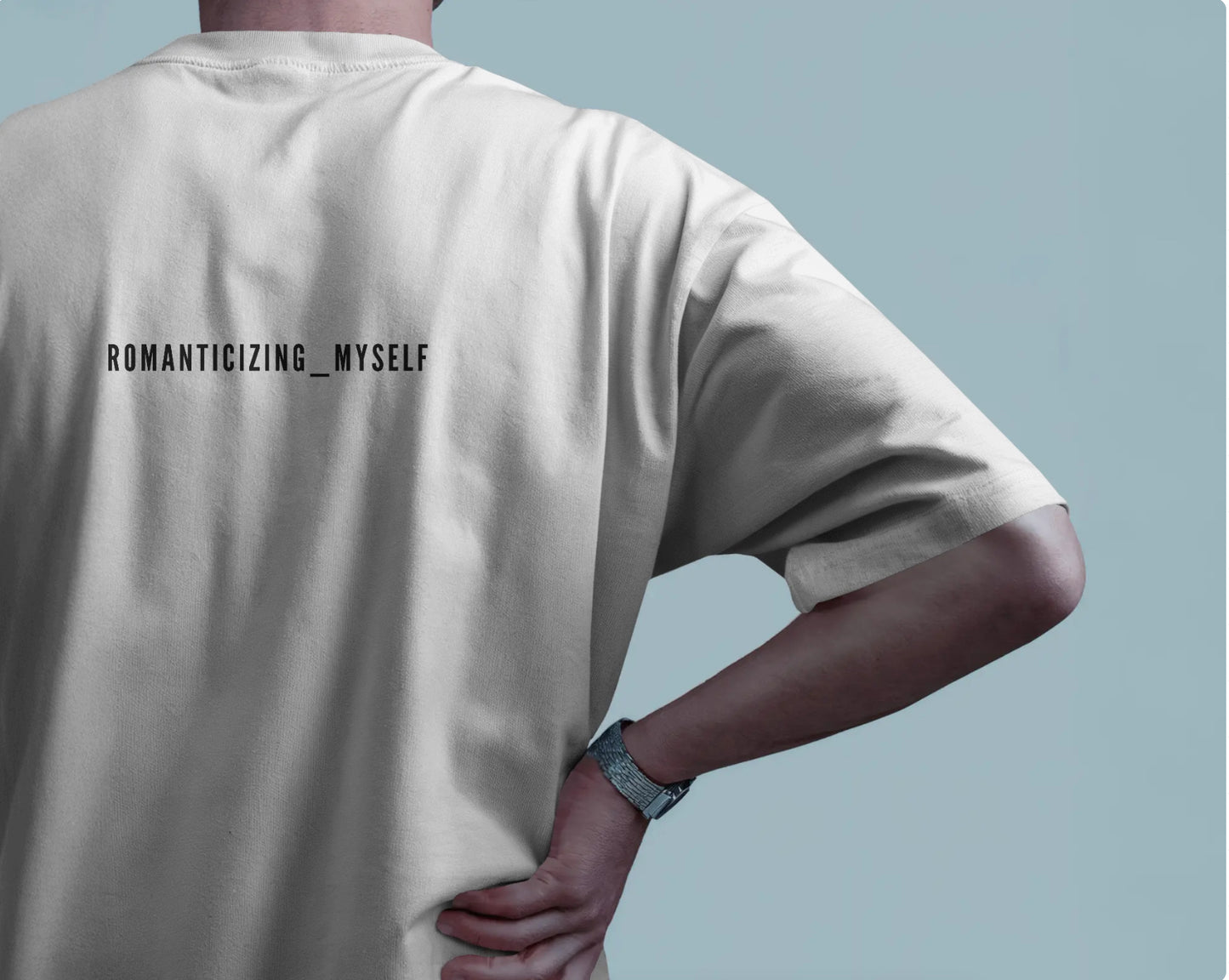 Romanticizing - Unisex Terry Oversized Tee