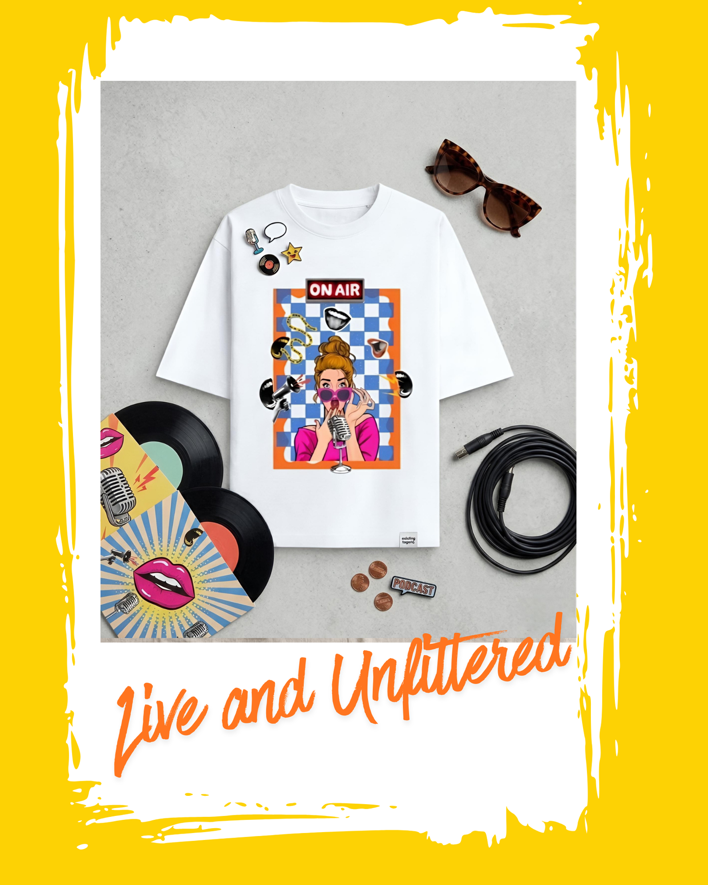On Air - Unisex Oversized Classic T-Shirt
