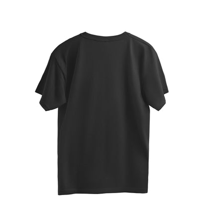 Unisex Black Oversized Festive T-Shirt